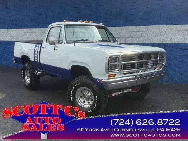 Dodge-W150-1979-Black-White