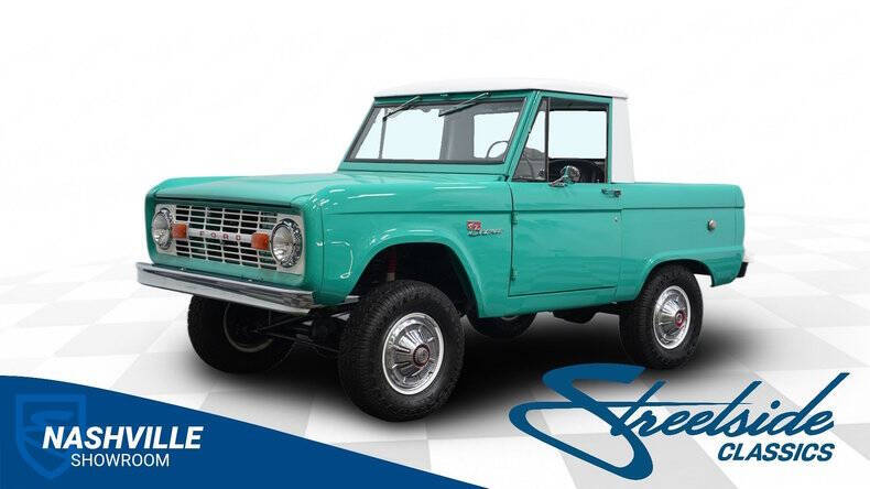 Ford-Bronco-1966-Teal-Black