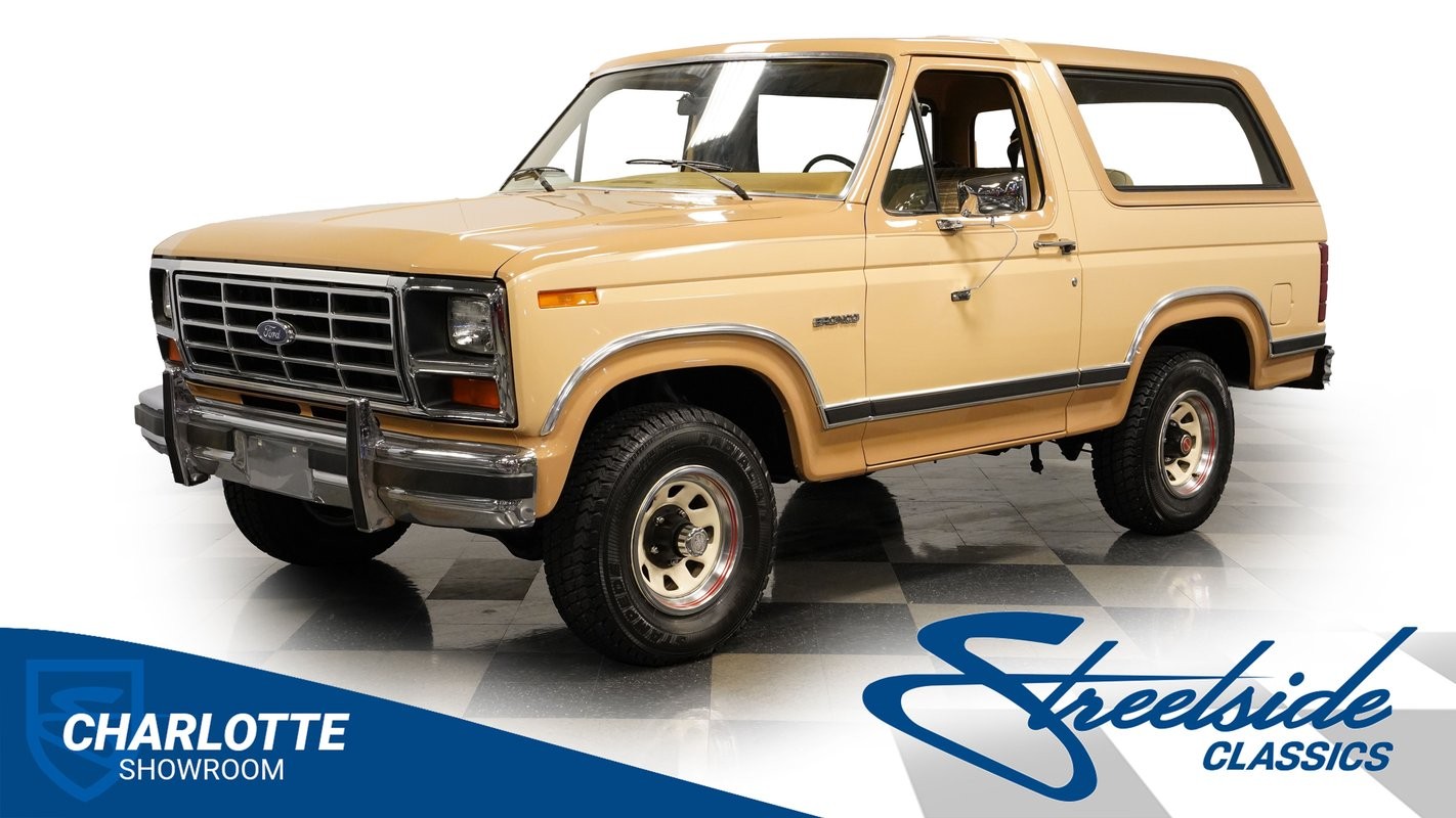 Ford-Bronco-1984-SUV-Tan Ford Bronco 1984