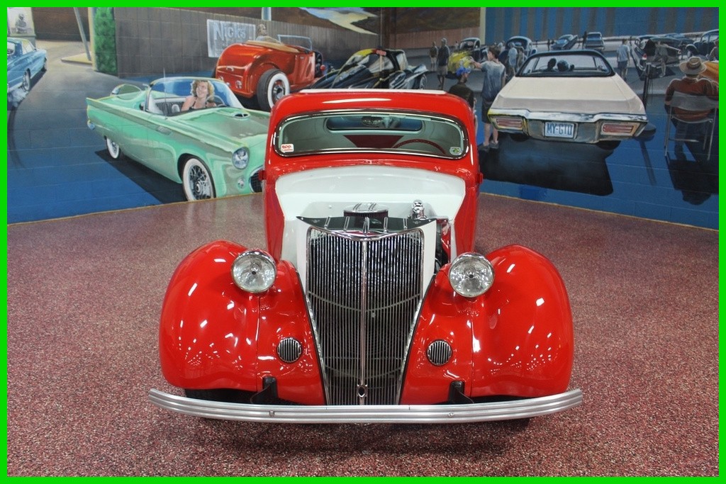 Ford-COUPE-1936-Coupe-White Ford COUPE 1936