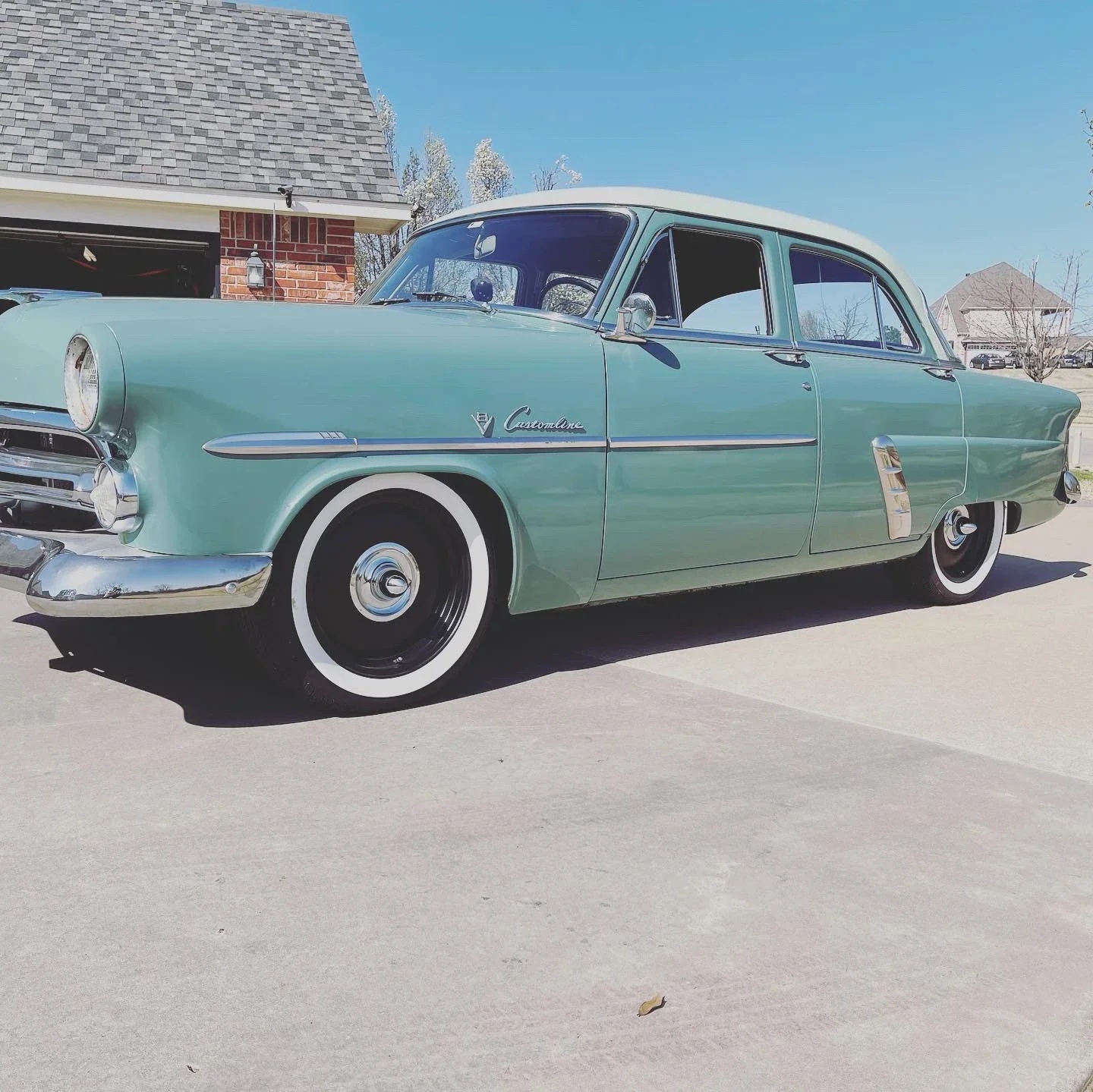 Ford-Customline-1952-Green-Green