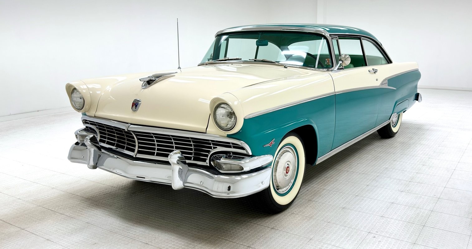 Ford-Customline-1956-Hardtop-Medium-Green