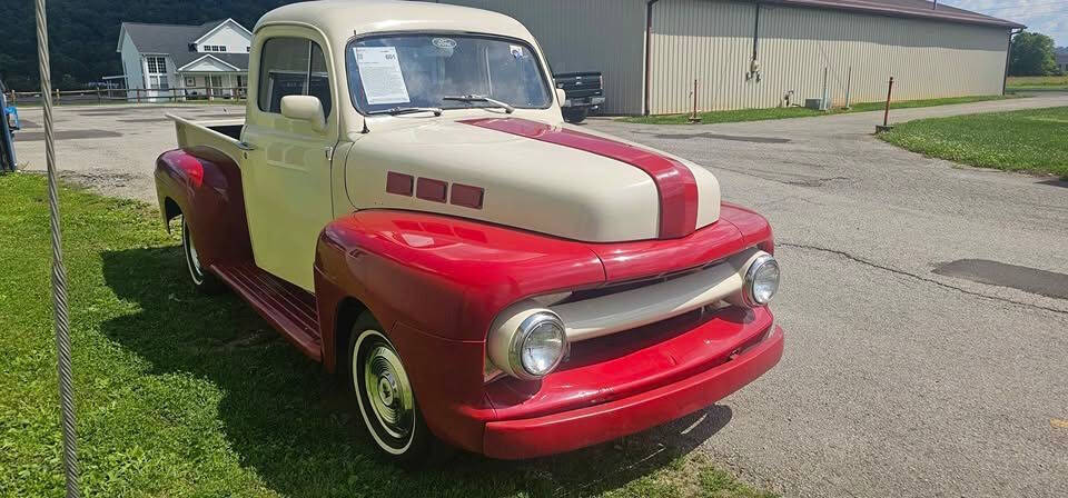 Ford-F-1-1951-Burgundy-Burgundy