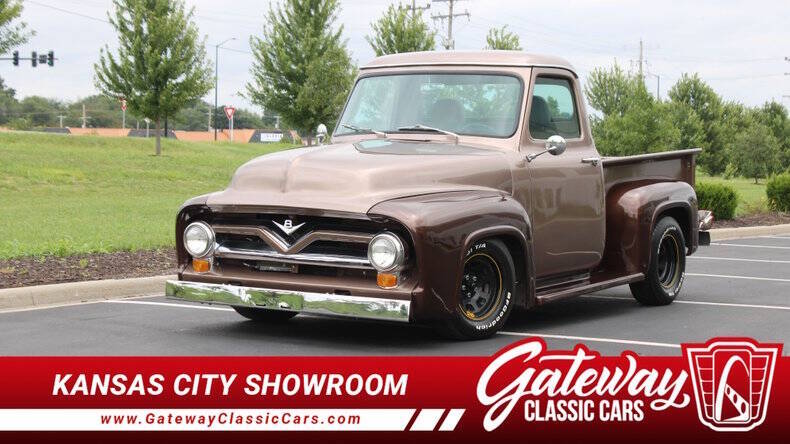 Ford-F-100-1955-2-Tone-Brown-Tan