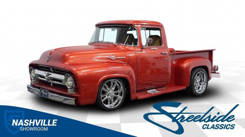 Ford-F-100-1956-Burnt-Orange-Tan