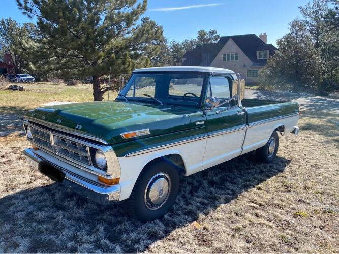 Ford-F-100-1970-Two-Tone-WhiteGreen-Black