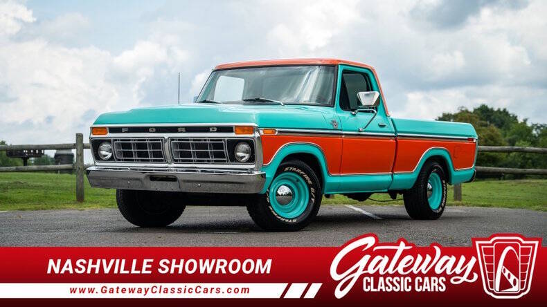 Ford-F-100-1978-AquaOrange-Black