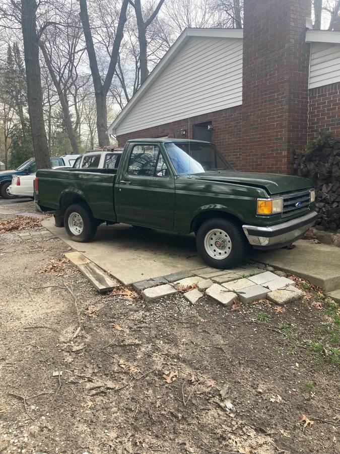 Ford-F-150-1989-green