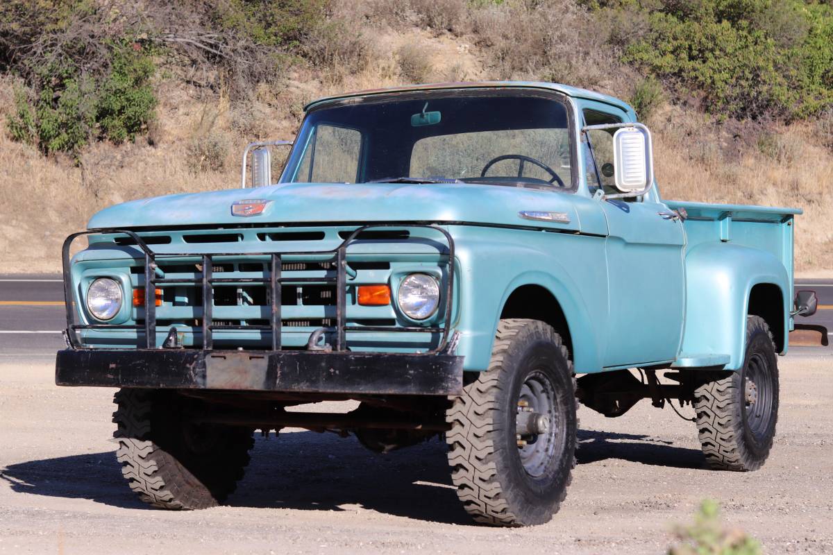 Ford-F-250-1961-Green