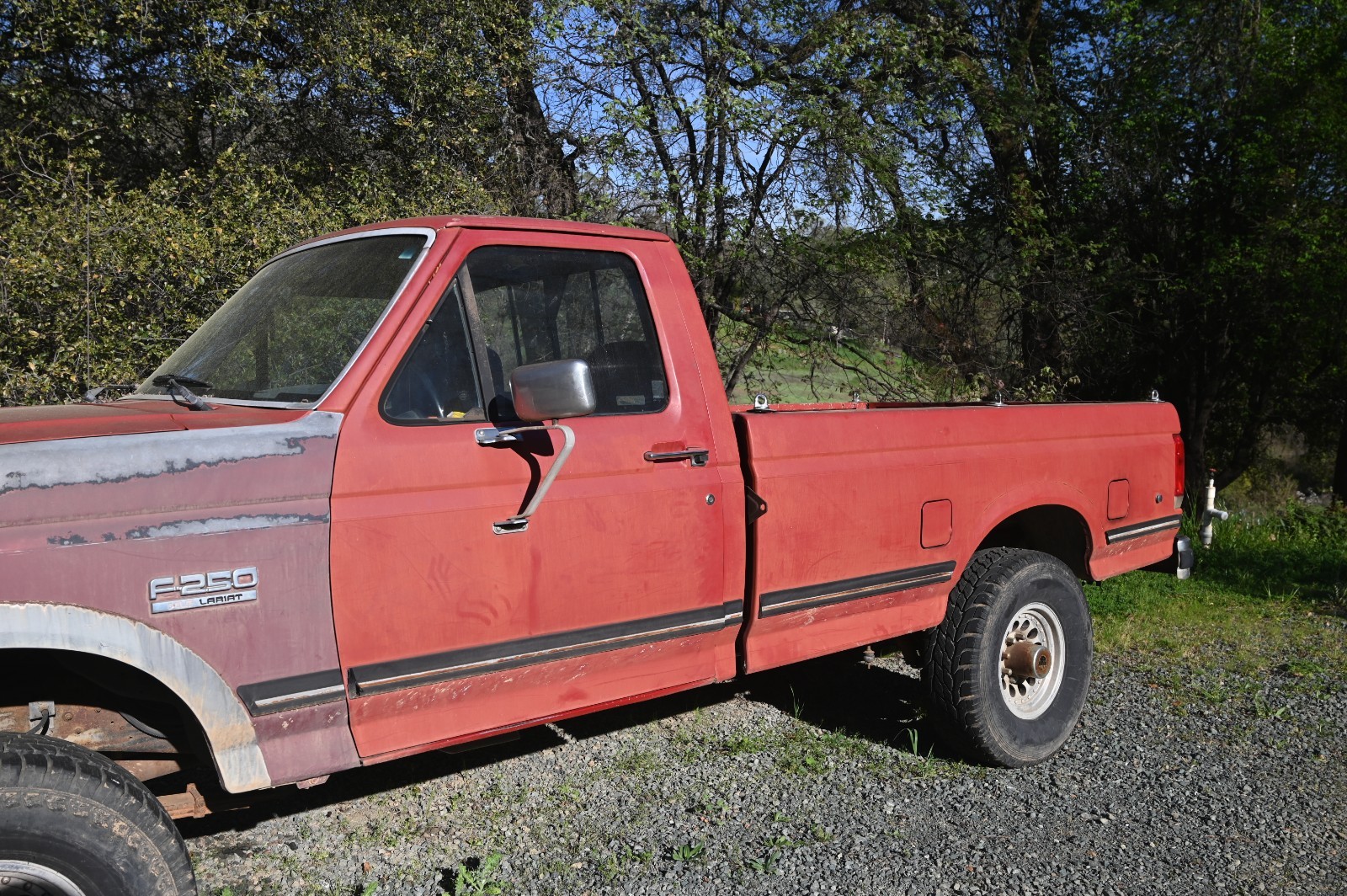 Ford-F-250-1989-Standard-Cab-Pickup-Red