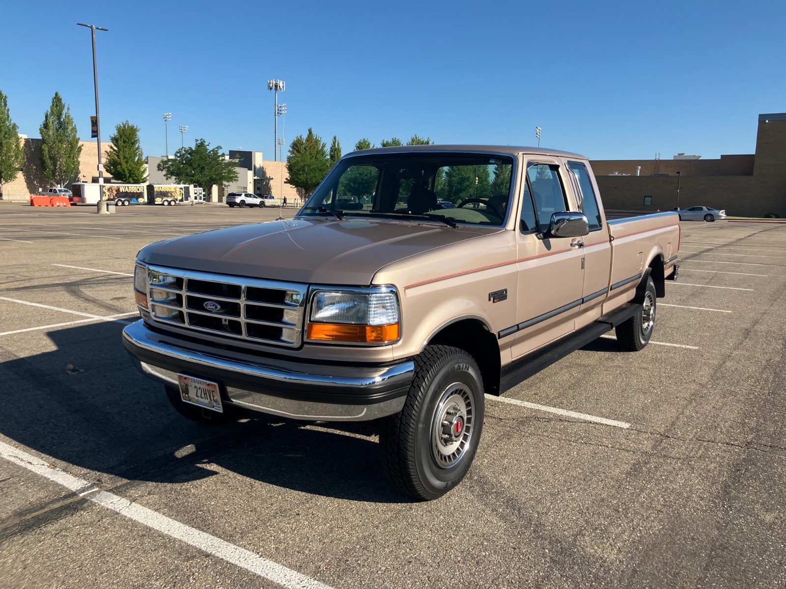 Ford-F-250-1992-Extended-Cab-Pickup-Brown Ford F-250 1992
