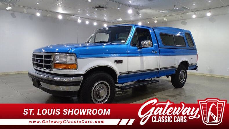 Ford-F-250-1994-Blue-And-White-Blue