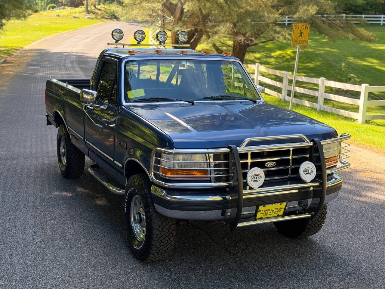 Ford-F-250-1995-Blue-Gray