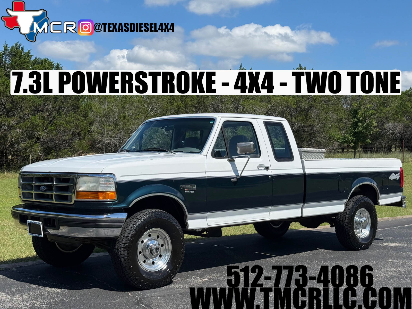 Ford-F-250-1995-Extended-Cab-Pickup-Gray