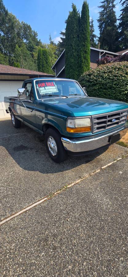 Ford-F-250-xl-1996-green