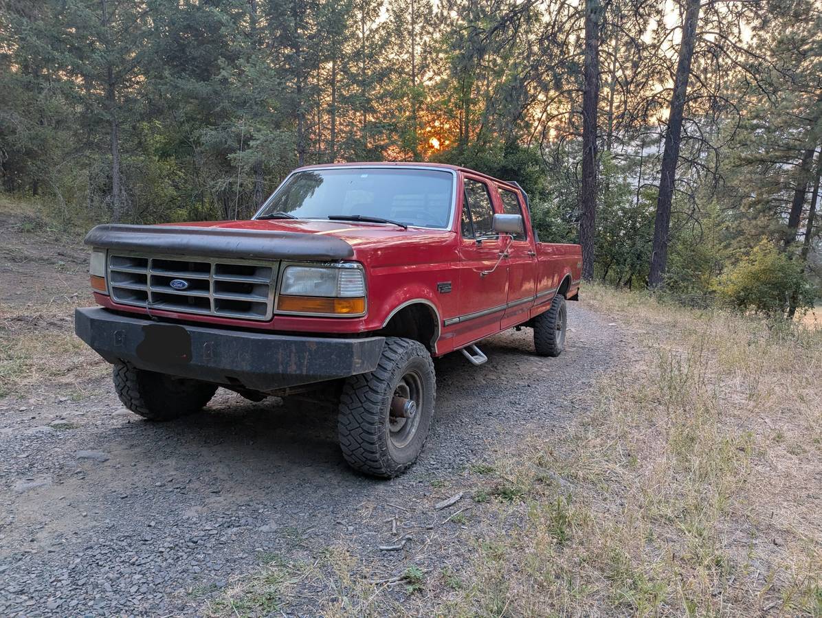 Ford-F-350-1995-red