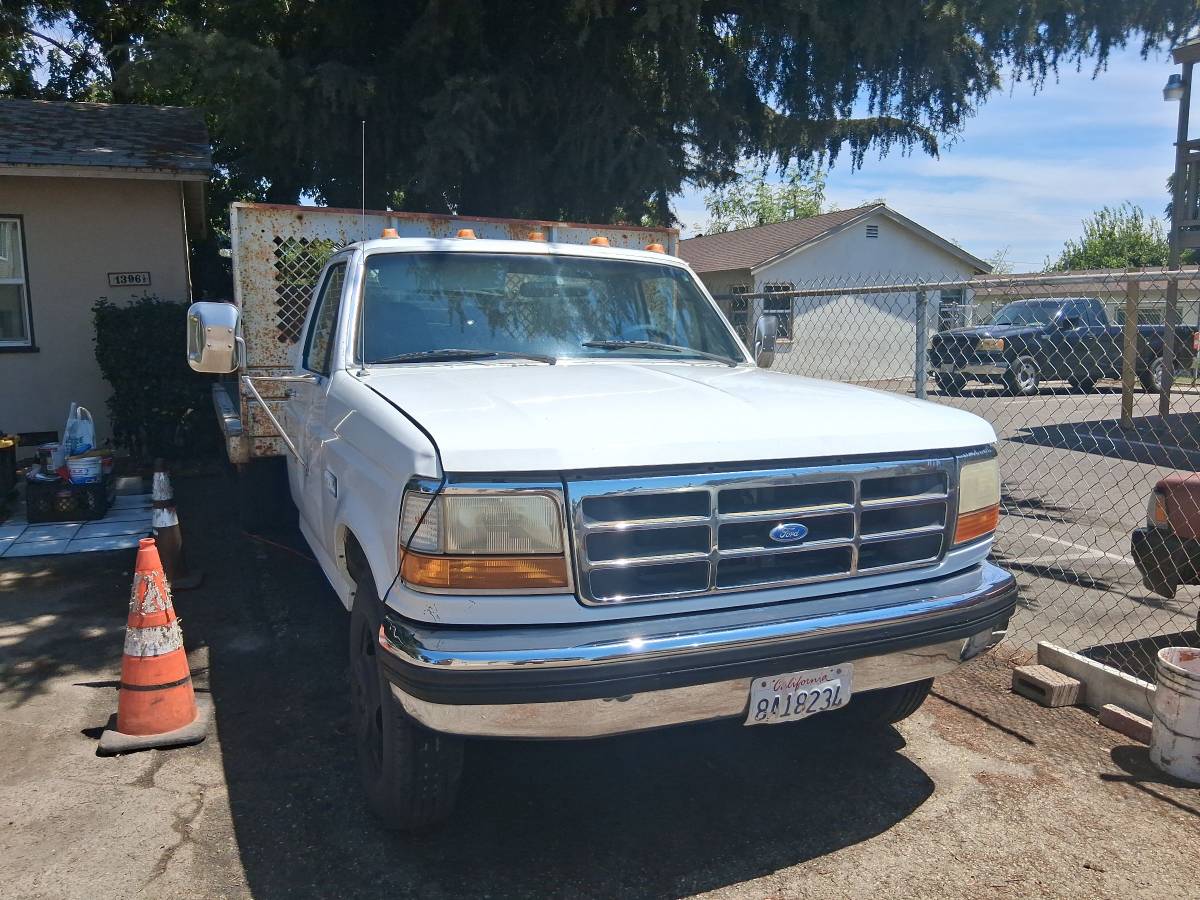 Ford-F-350-1995-white