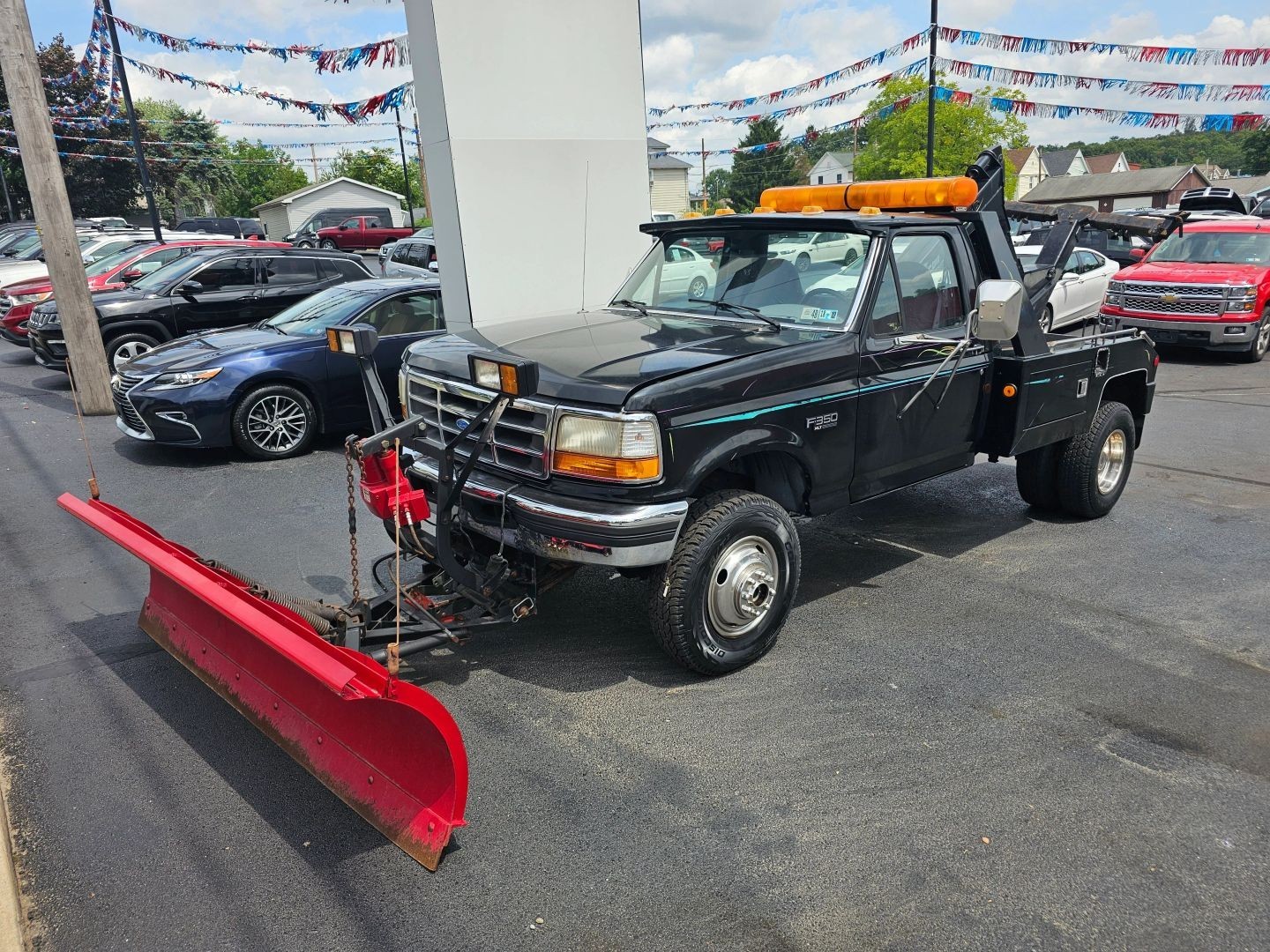 Ford-F-350-1996-Cab-Chassis-Gray Ford F-350 1996