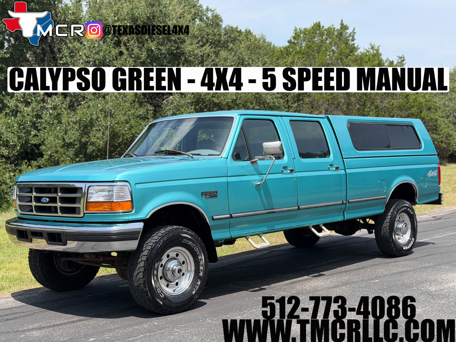Ford-F-350-1996-Crew-Cab-Pickup-Gray