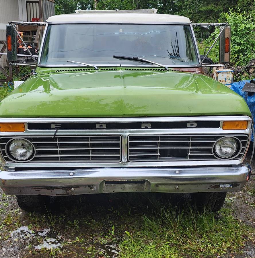 Ford-F-350-super-duty-1975-green