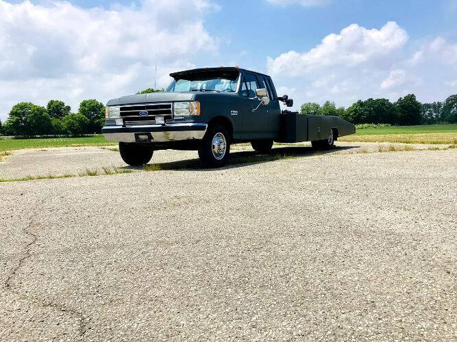 Ford-F-350-super-duty-1991-Gray-Gray