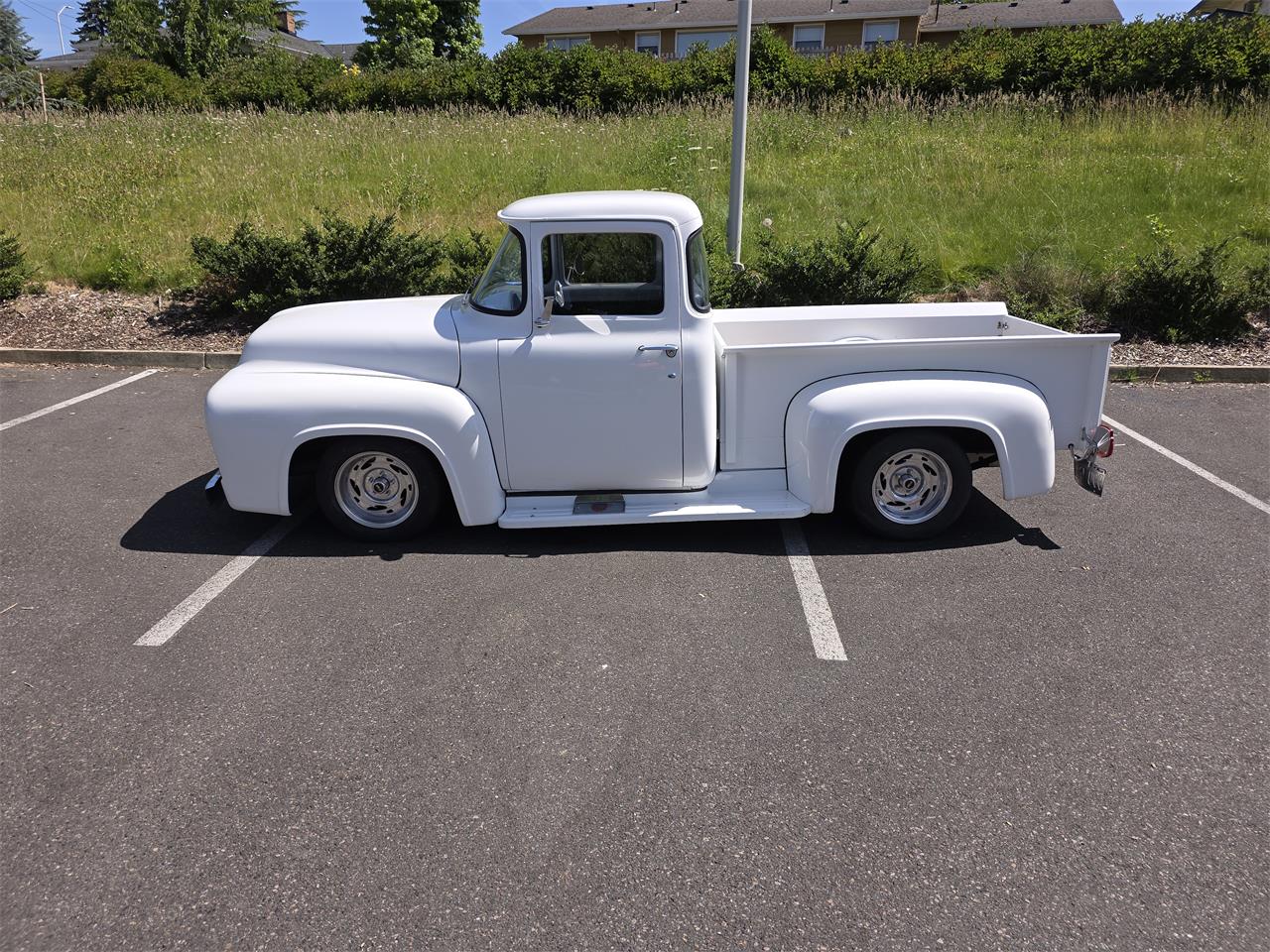 Ford-F100-1956-White-Gray Ford-F100-1956-White-Gray