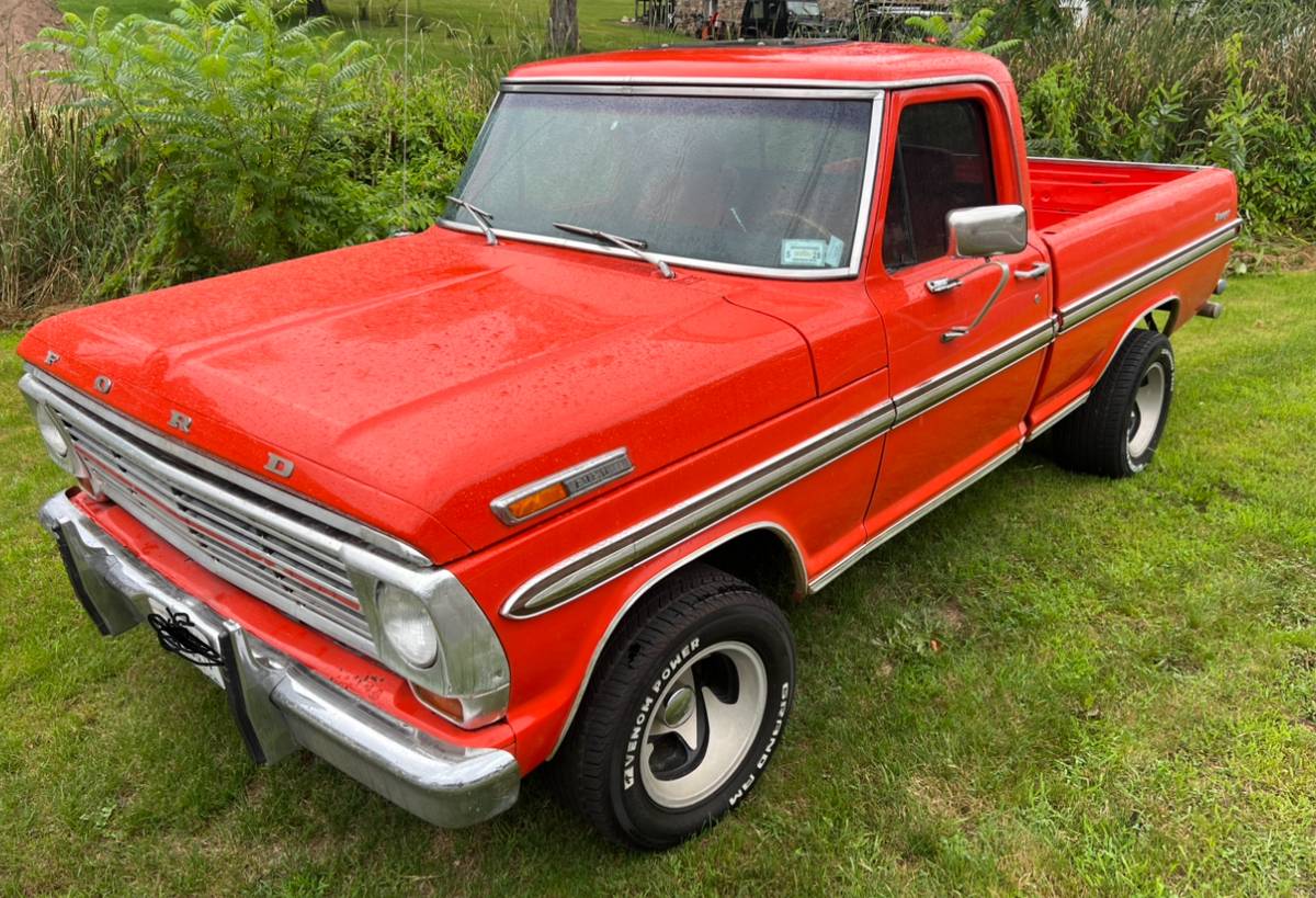 Ford-F100-pickup-hotrod-style-1971-orange