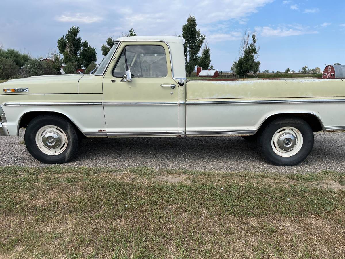 Ford-F100-ranger-1969-Yellow