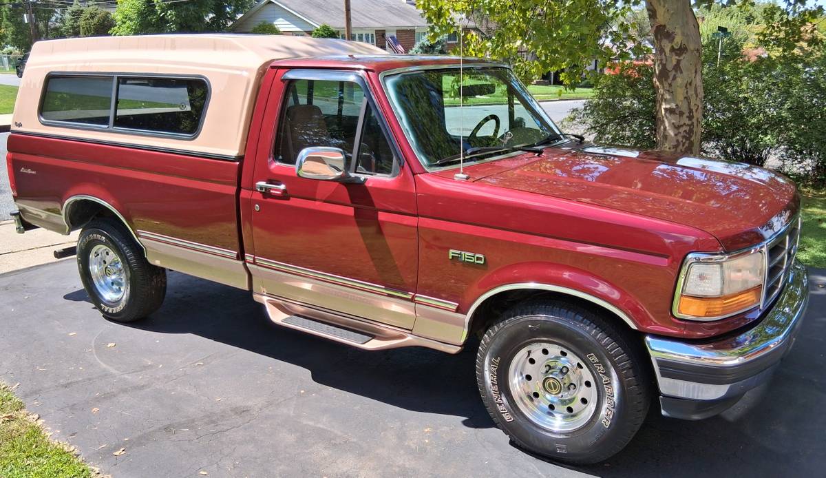 Ford-F150-eddie-bauer-edition-1996-Red