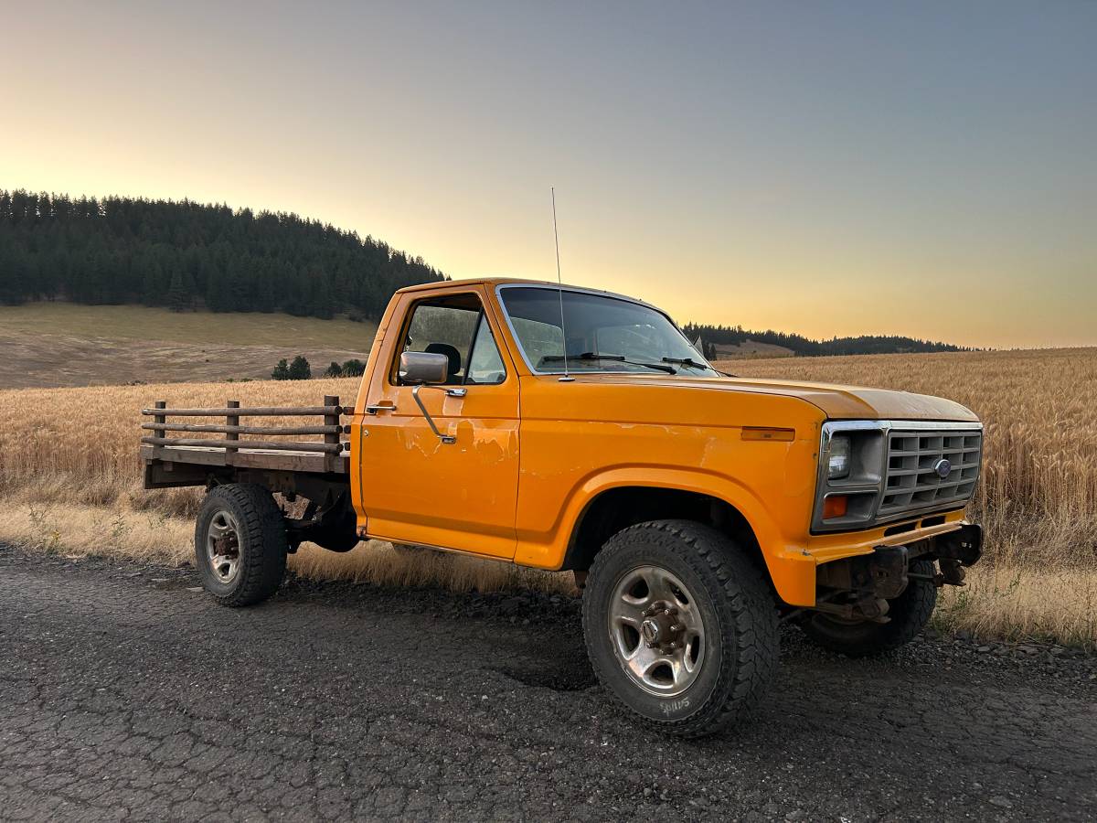 Ford-F250-1981-yellow