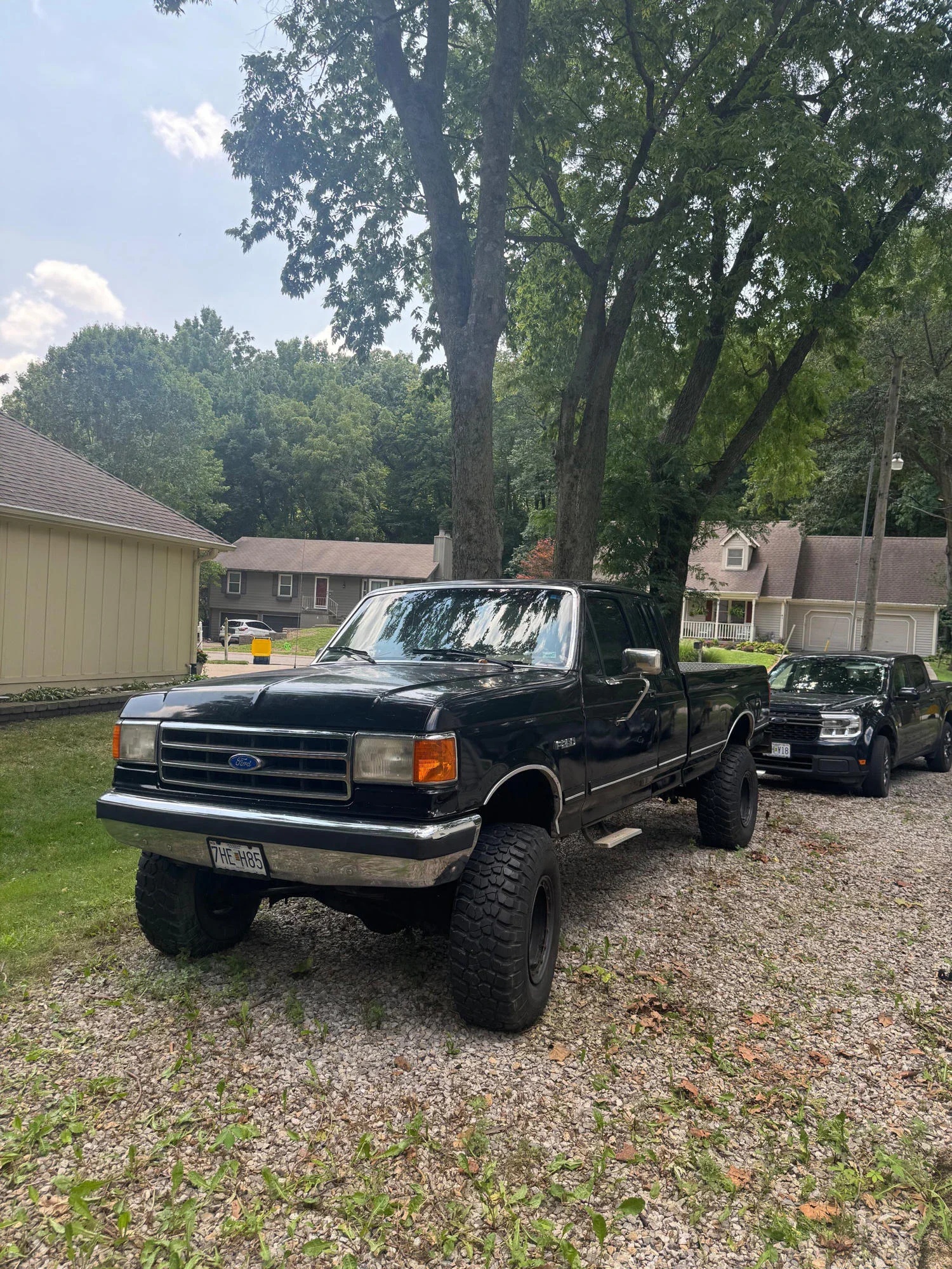 Ford-F250-4x4-regular-cab-1989-Black-Tan