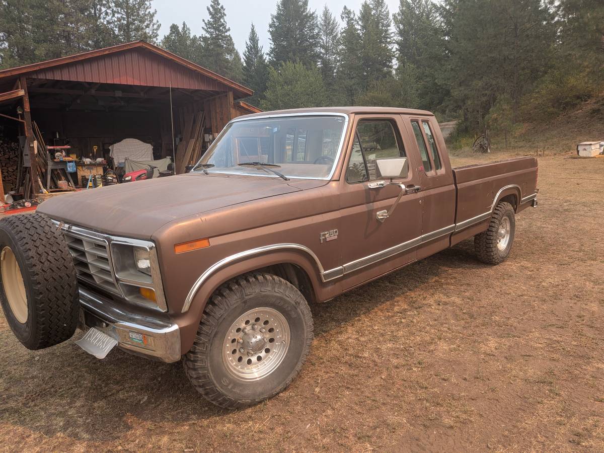 Ford-F250-xlt-lariet-1982-brown