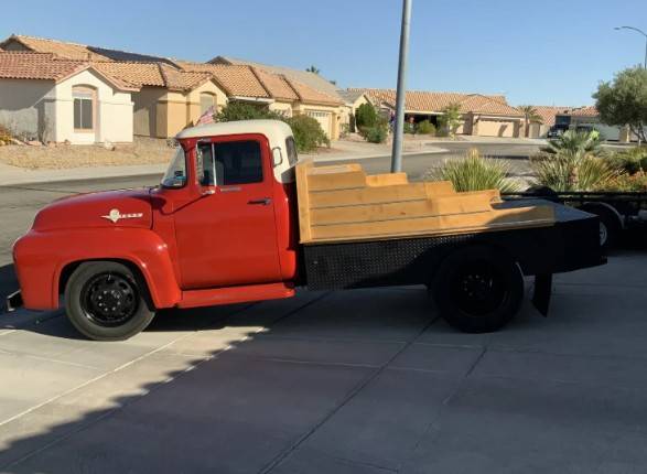 Ford-F350-1956-red
