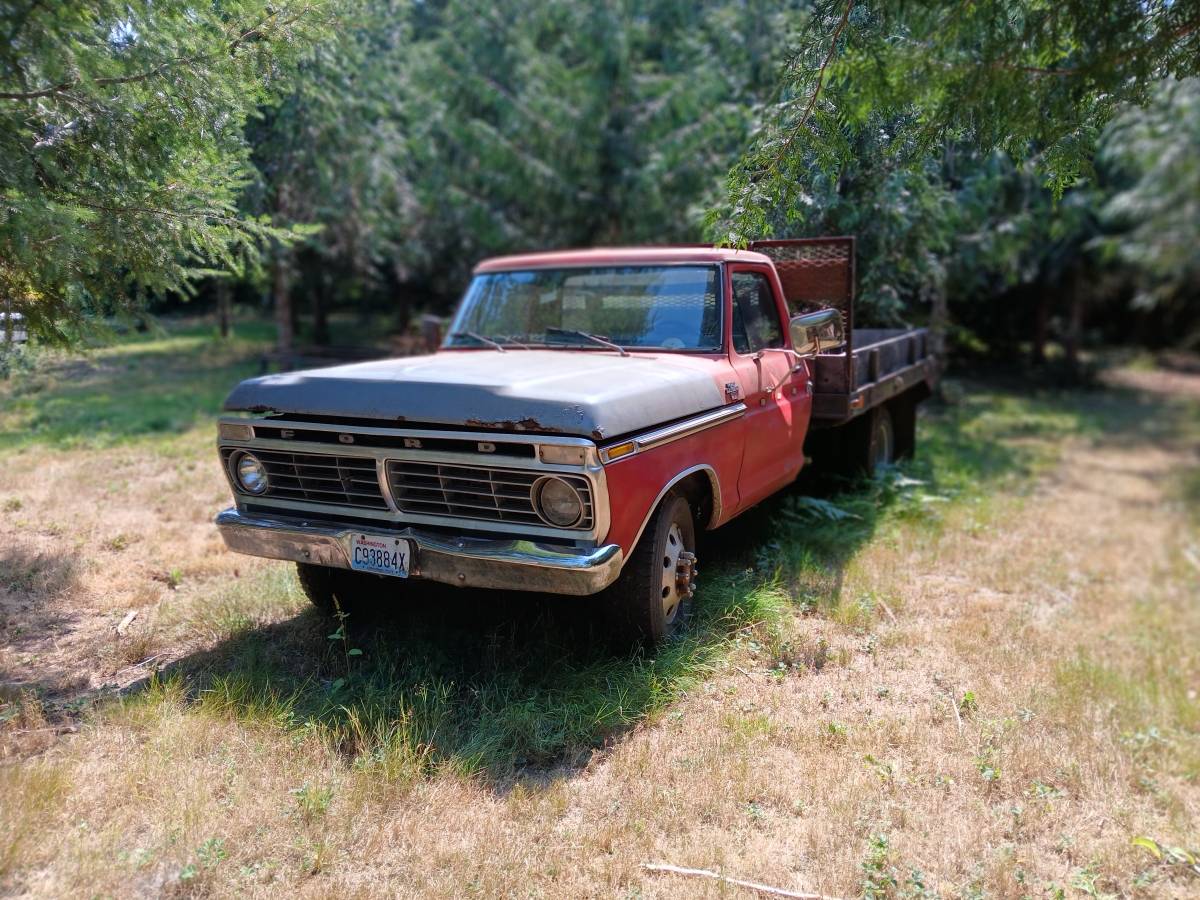 Ford-F350-1975-red