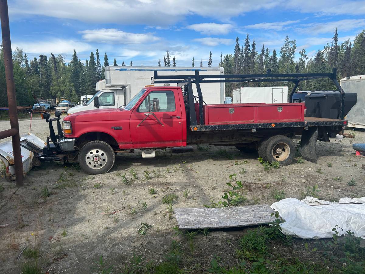 Ford-F350-1993-red