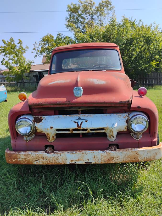 Ford-F600-1954-Orange
