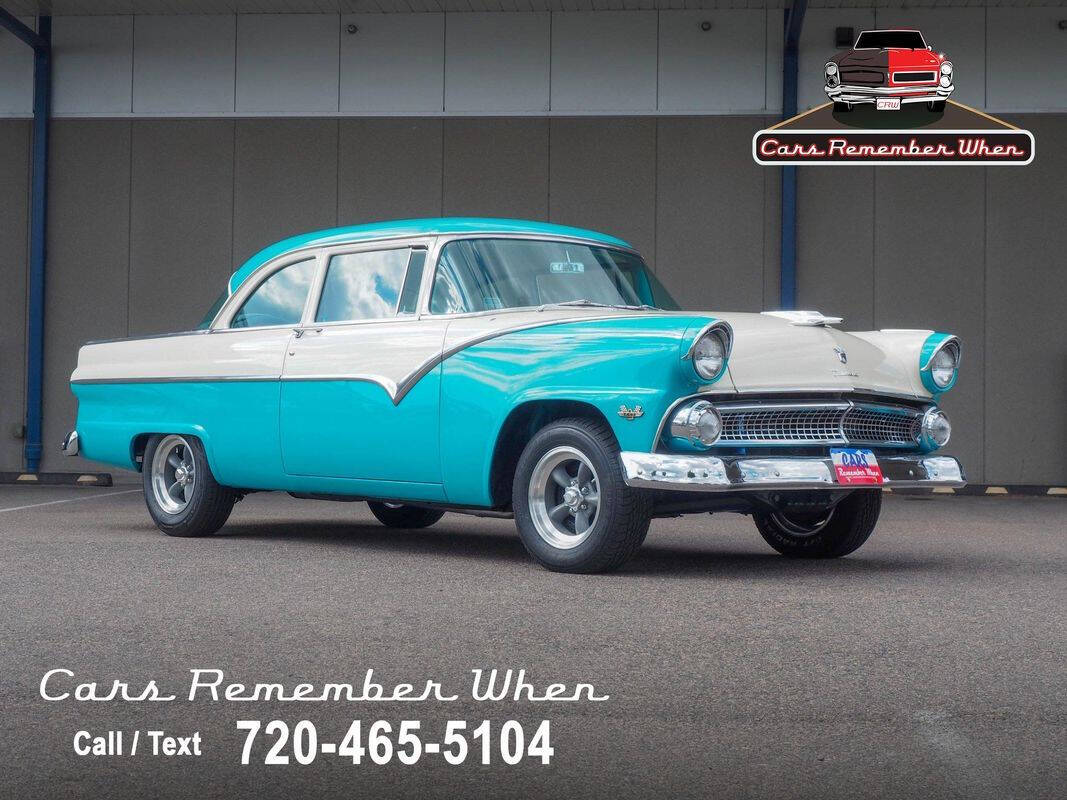 Ford-Fairlane-1955-Teal-Gray
