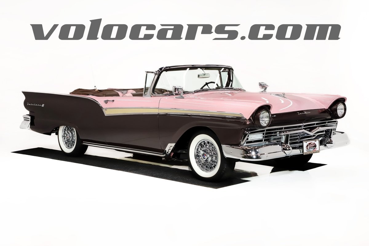Ford-Fairlane-1957-Convertible-Rose