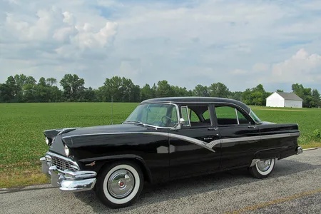 Ford-Fairlane-1964-Vintage-Burgundy-Black