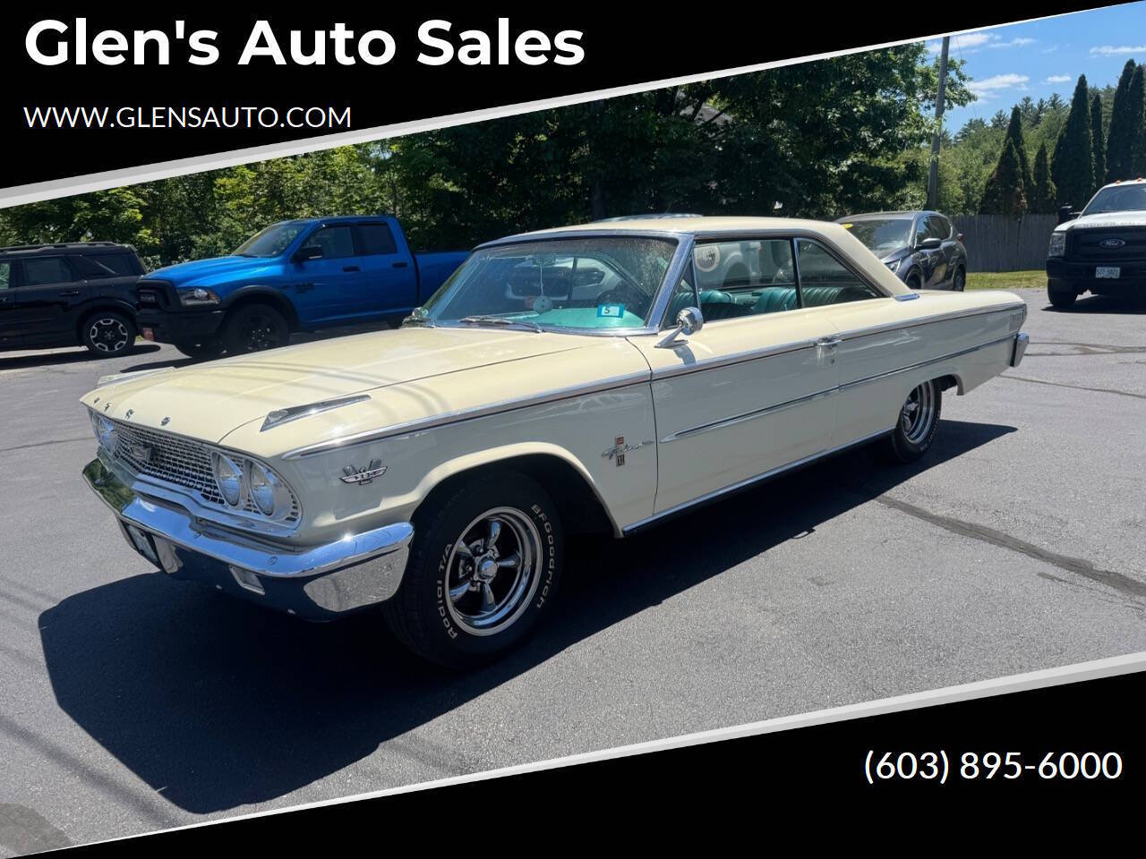 Ford-Galaxie-500xl-1963-White-Teal