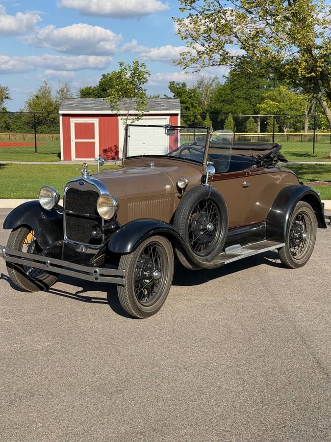 Ford-Model-a-roadster-1929-Brown