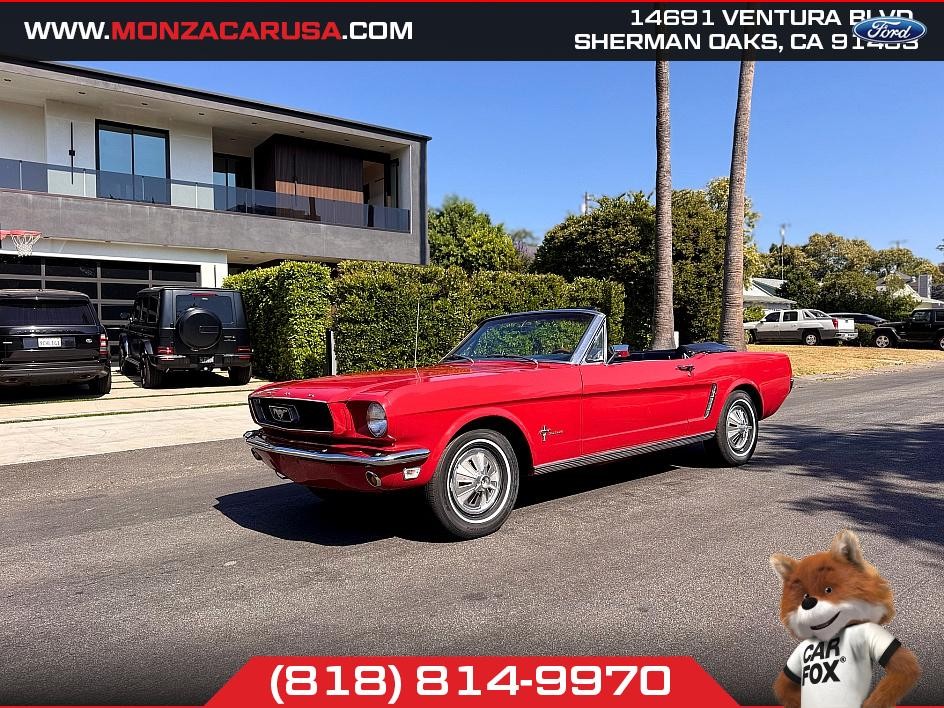 Ford-Mustang-1965-Convertible-Black Ford Mustang 1965
