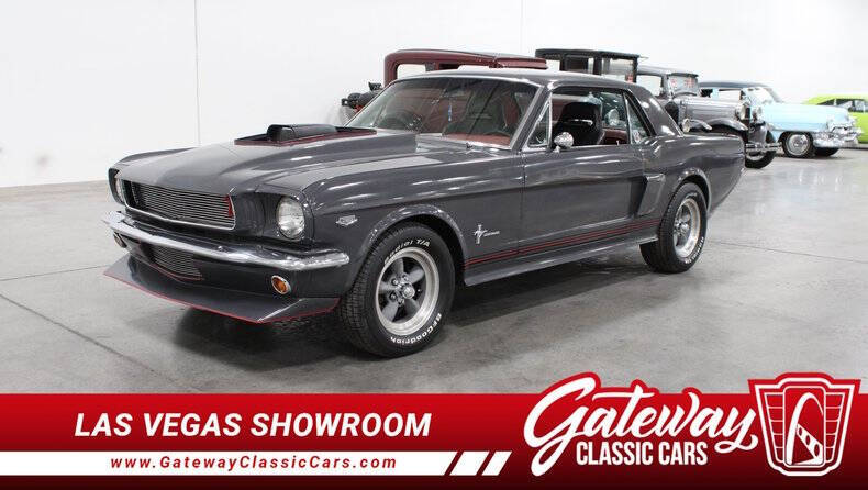 Ford-Mustang-1965-Gray-Black