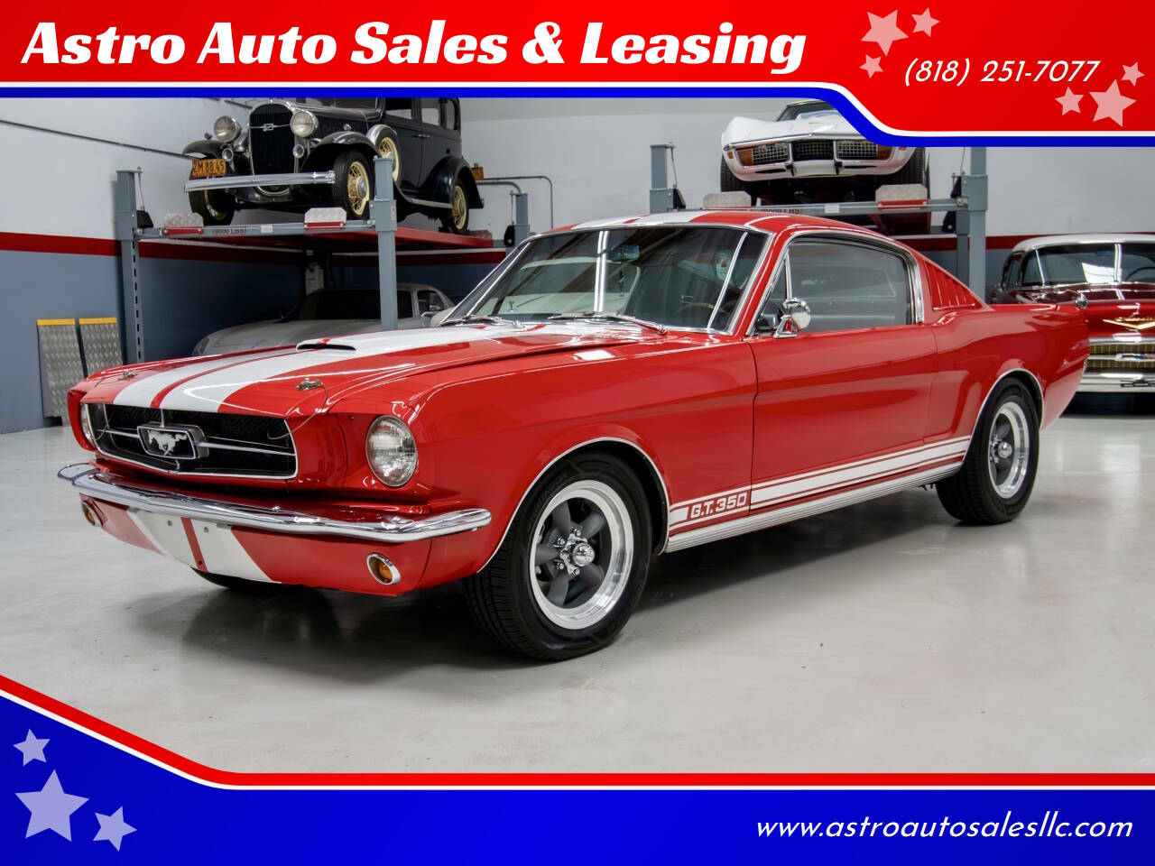 Ford-Mustang-1965-Red-Black