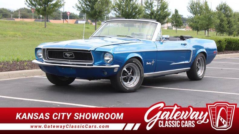 Ford-Mustang-1968-Blue-Black