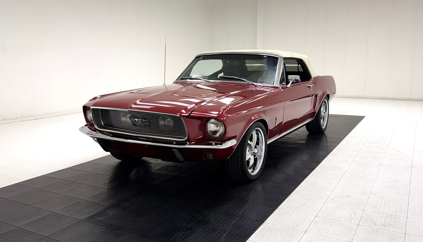 Ford-Mustang-1968-Convertible-Black Ford Mustang 1968