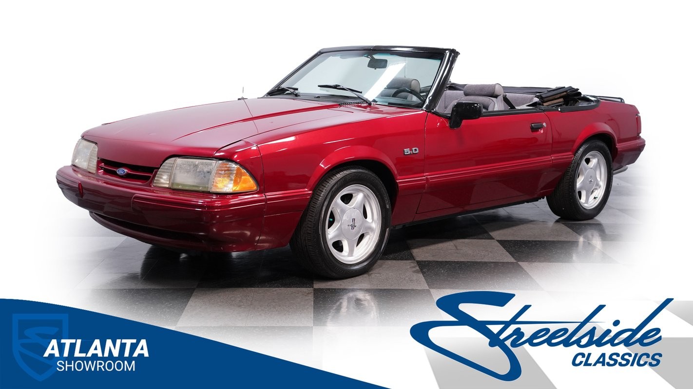 Ford-Mustang-1993-Convertible-Opal-Gray