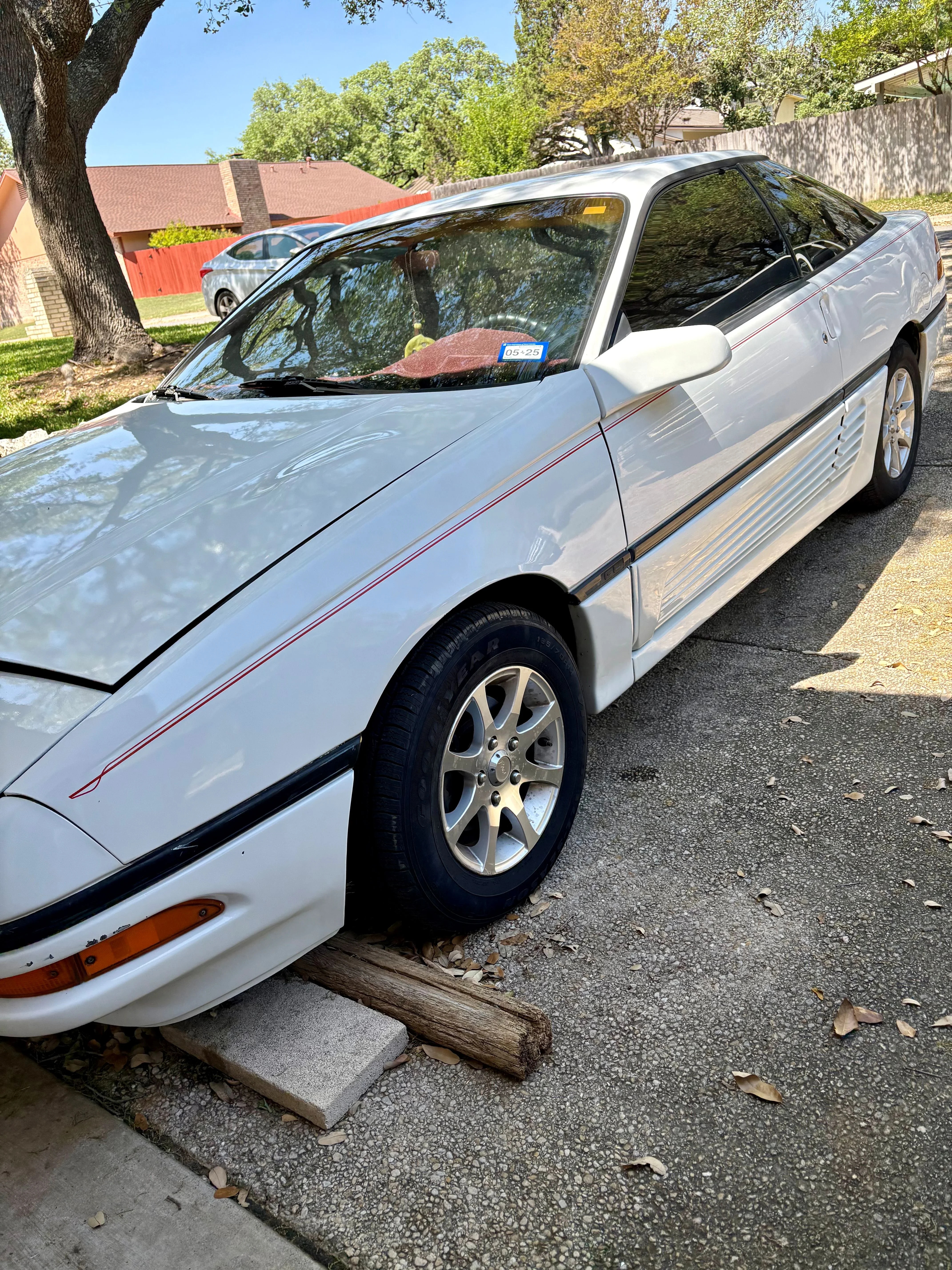 Ford-Probe-gl-1989-White-Red
