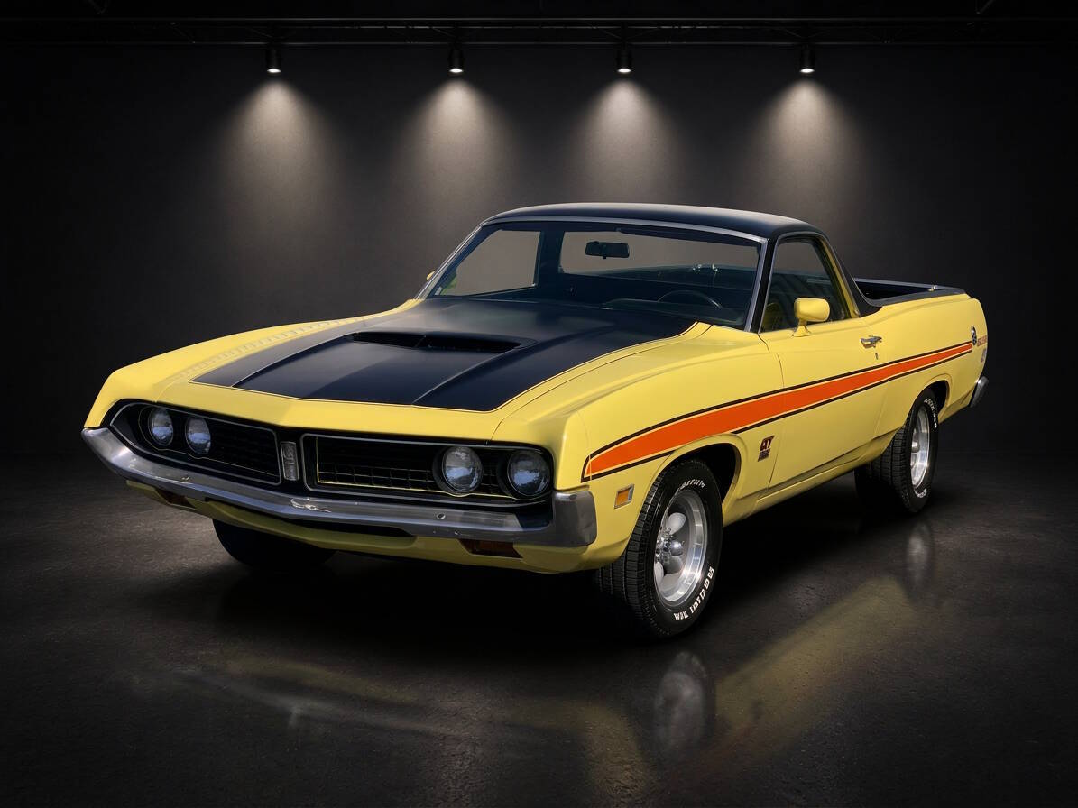 Ford-Ranchero-1971-Yellow