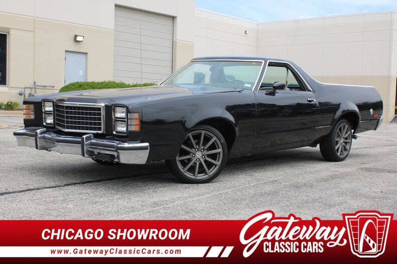 Ford-Ranchero-1979-Black-Gray